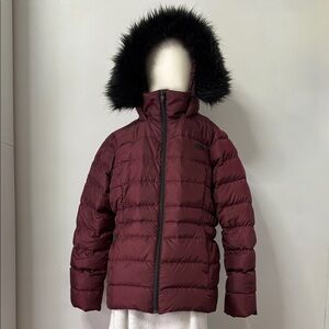 The North Face Women's Gotham II down jacket (deep garnet red) EUC size L